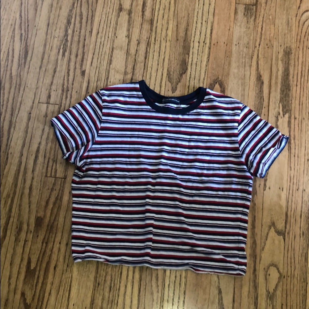 STRIPED CROP TOP - Picture 2 of 3